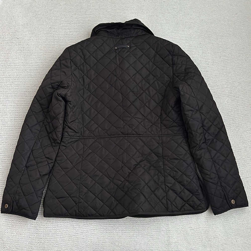 Ralph Lauren Black Quilted Puffer Coat Size Small - Picture 8 of 9